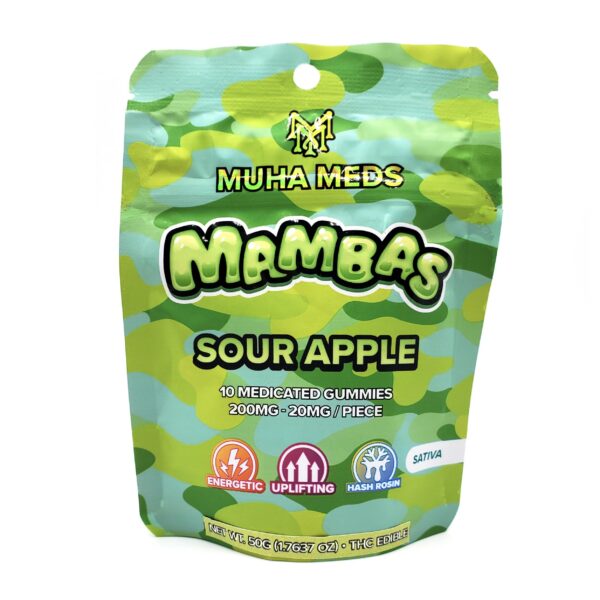 MUHA MEDS MAMBAS GUMMIES - SOUR APPLE