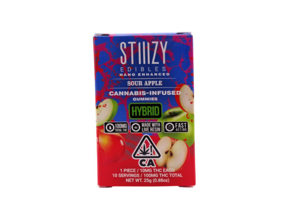 Stiiizy Sour Apple Edibles (Hybrid)