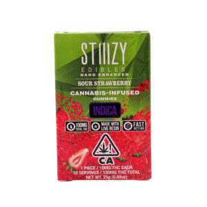 Stiiizy Sour Strawberry Edibles (Indica)