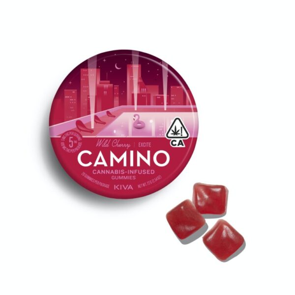 Camino Wild Cherry “Excite” Gummies