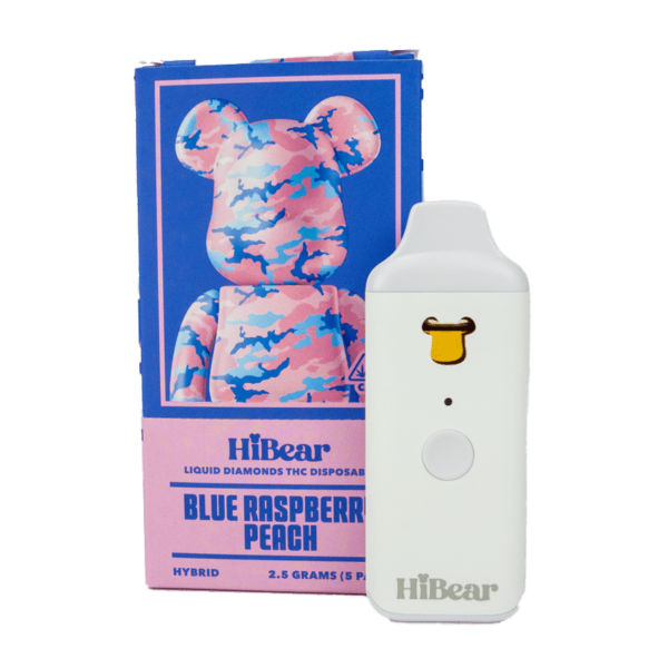 HiBear Blue Raspberry Peach Vape