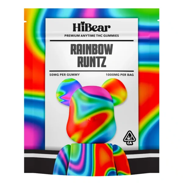 HiBear Rainbow Runtz 1000mg Gummies