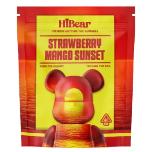 HiBear Strawberry Mango Sunset 1000mg Gummies