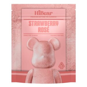 HiBear Strawberry Rose 1000mg Gummies