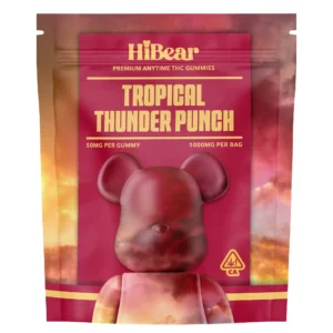 HiBear Tropical Thunder Punch 1000mg Gummies